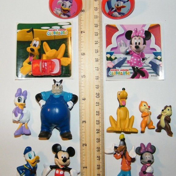 Disney Mickey Mouse Clubhouse Party Favors Set of 14 w/ Figures, Rings, Stickers - Picture 3 of 7